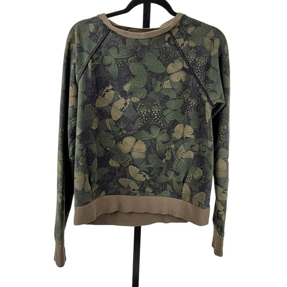 LuluLemon Butterfly Cameo Sweatshirt Pullover Terry Oversized Gym Rare Sweater - Picture 7 of 7